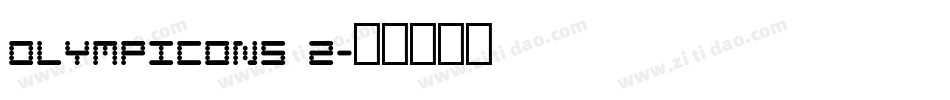 Olympicons 2字体转换